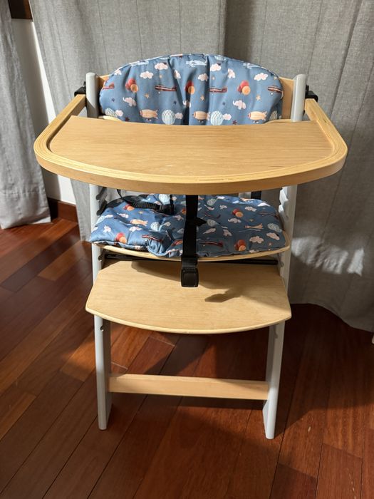 Cadeira Refeiçao KinderKraft Cinza