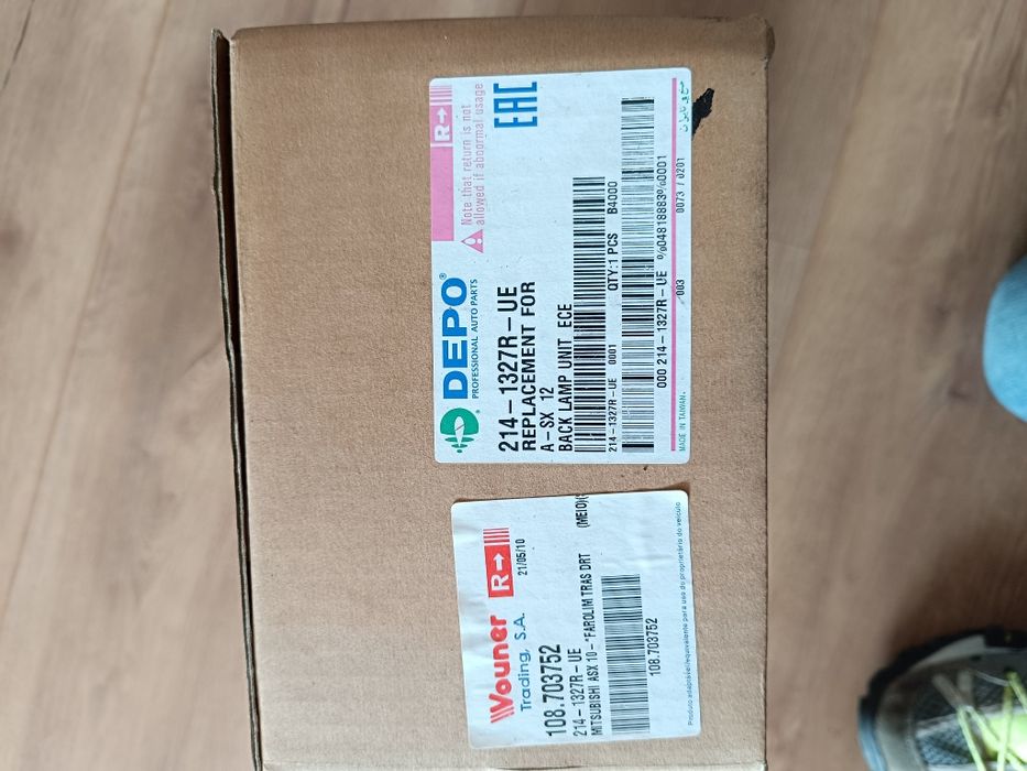 Farolim traseiro direito Mitsubishi ASX 2011