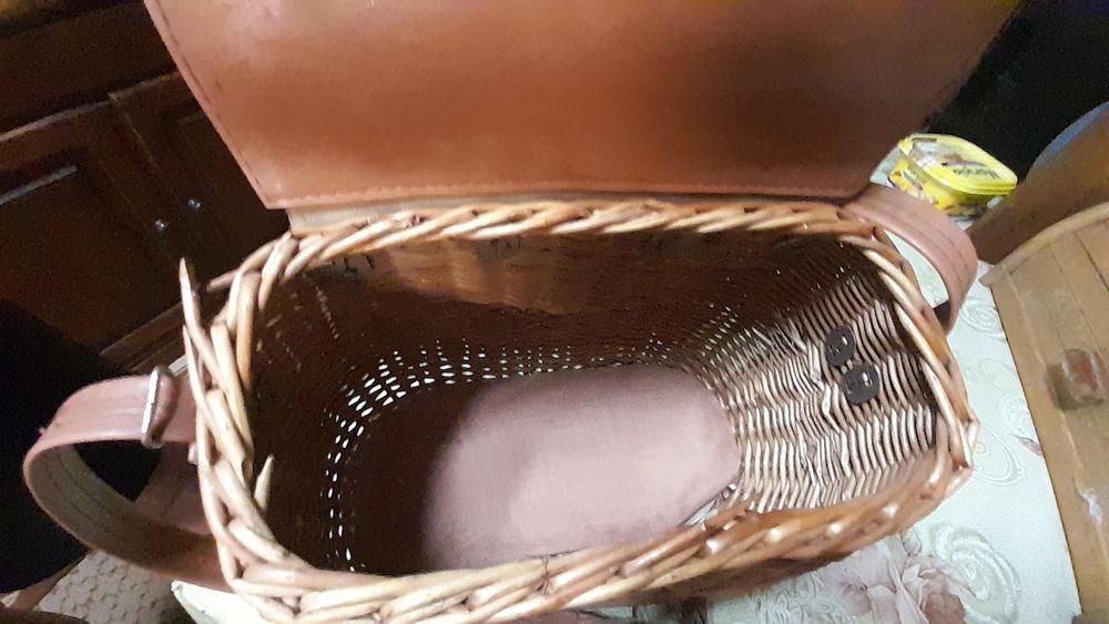 Stary koszyczek torebka z PRL u