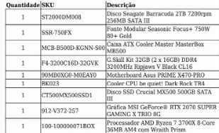 PC Gaming RTX 2070 SUPER + Ryzen 7 3700x