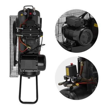 Компресор INTERTOOL PT-0011 50 л, 1,8 кВт, 220 В, 10 атм, 250 л/хв