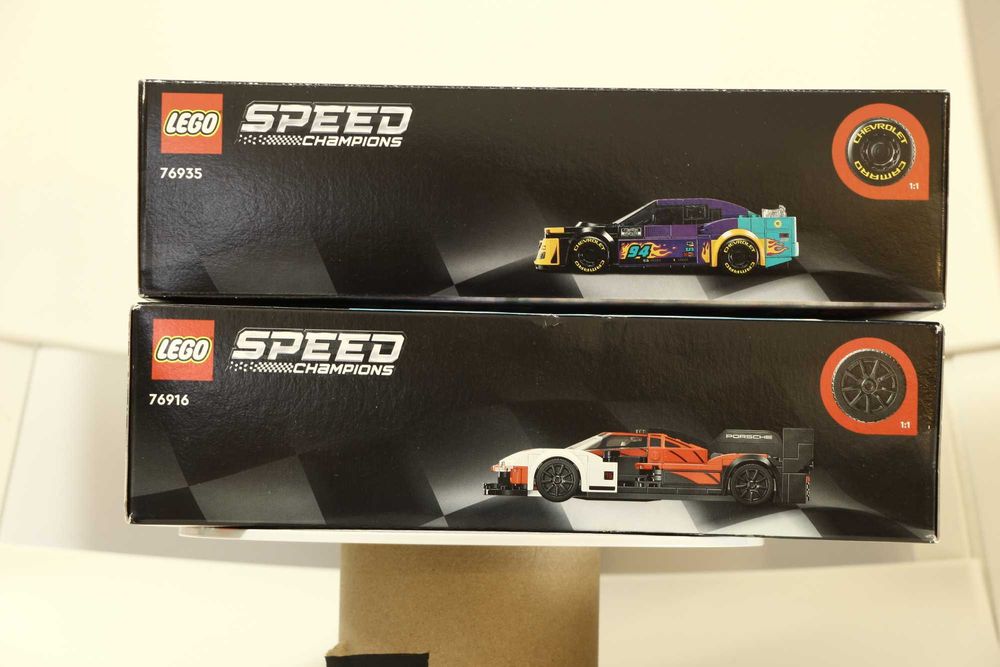 Pack Lego Speed Champions 76935 Nascar Camaro ZL1 + 76916 Porsche 963