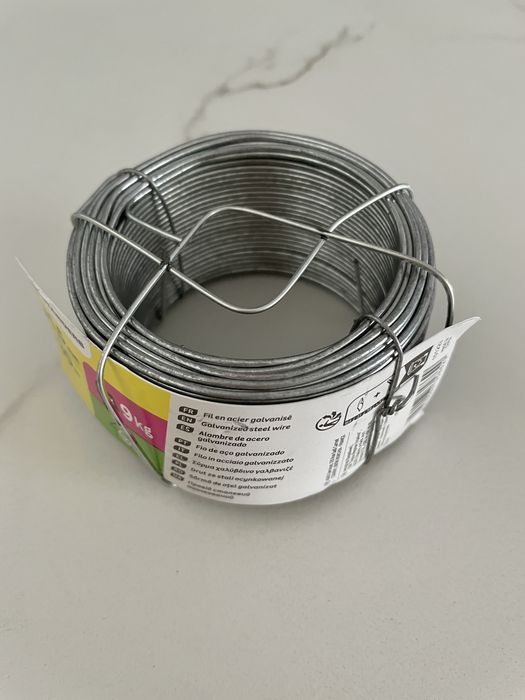 Fio de aço galvanizado 1.5mm 30m