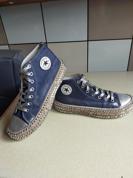 Trampki Fashion Classic Jeans 38 z grubą podeszwą  jak nowe