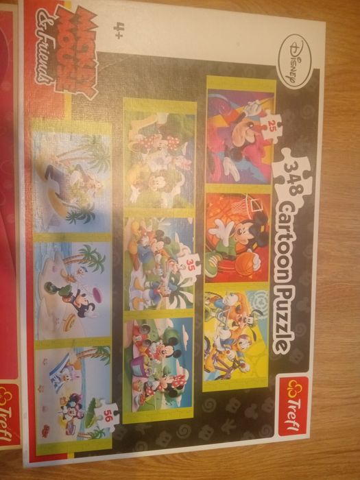 Puzzle dla fanów Myszki Miki  Frozen 6+