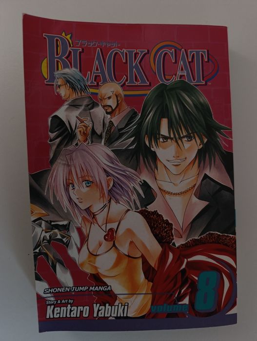 Livro Manga "Black Cat" Cerberus Strikes Vol.8 2007