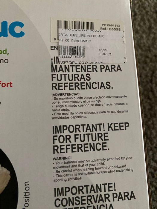Marsúpio/Porta bebes Tuc Tuc