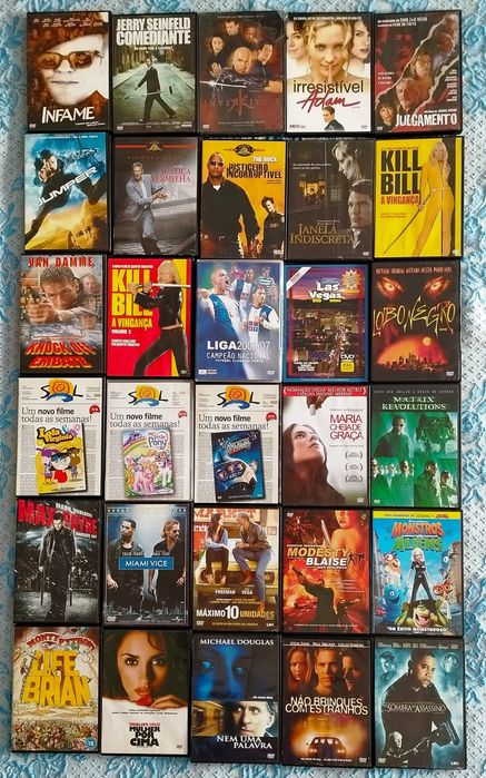 Lote DVDs e SERIES Originais, mais de 500..desde 0.30€