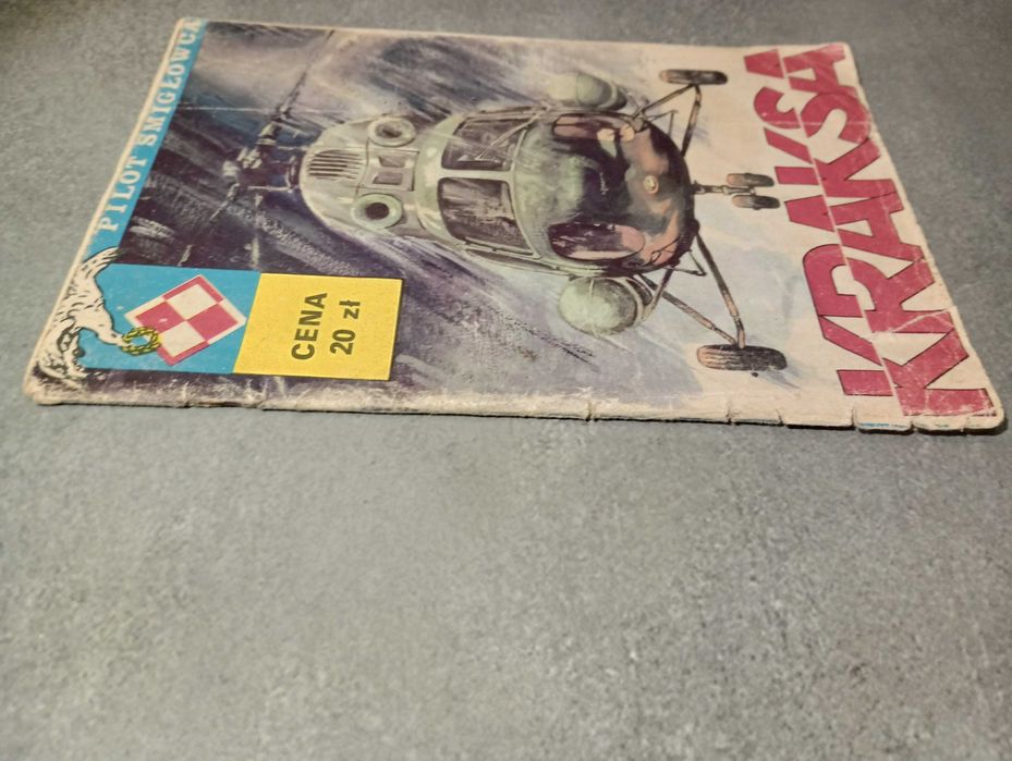PILOT ŚMIGŁOWCA "KRAKSA" Komiks PRL Wydanie 1 , rok 1983 UNIKAT