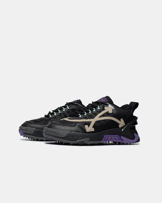 Кросівки OFF-WHITE Odsy-2000 Black/Violet premium | Кроссовки чоловічі