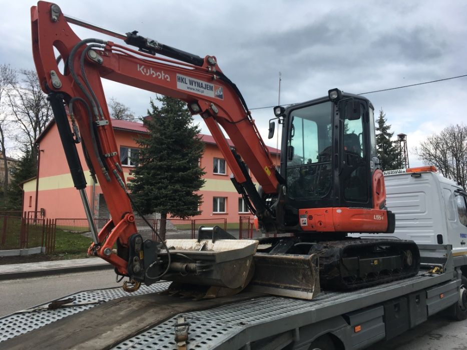 Pomoc Drogowa Laweta Transport maszyn 3,5Tdo 6T. Podkarpackie