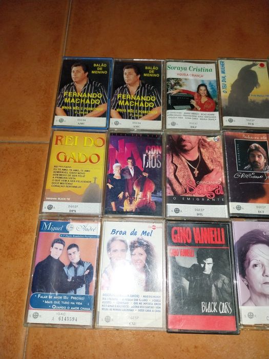 Cassetes de Música Antigas - Lote