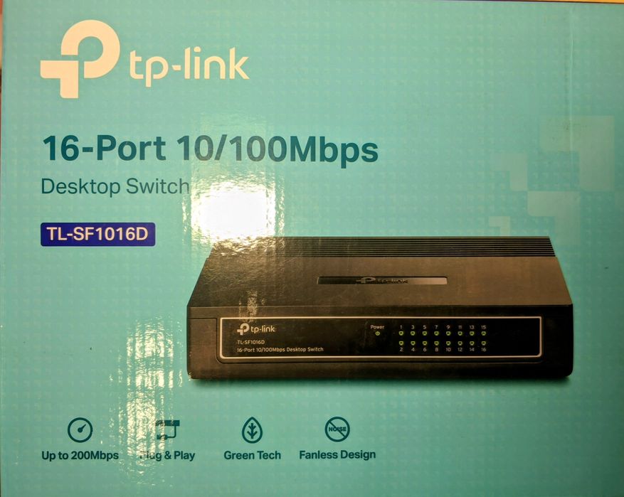 Комутатор мережевий TP-Link TL-SF1016D