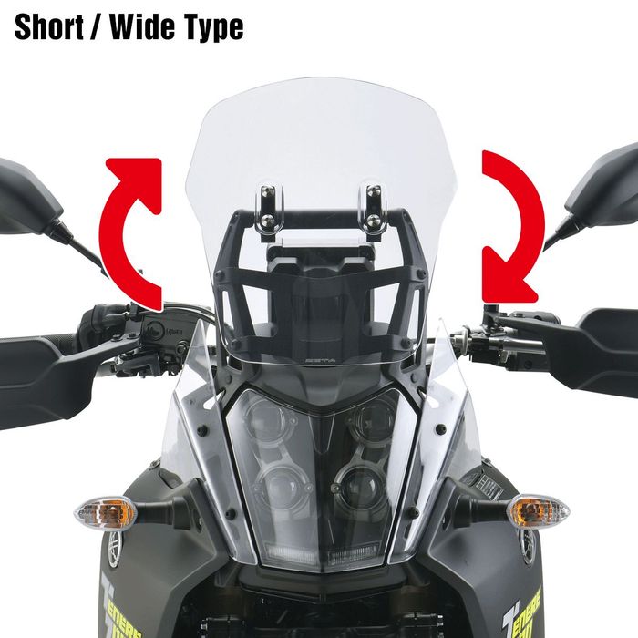 Вітрове скло ZETA adventure YAMAHA TENERE700 20-21