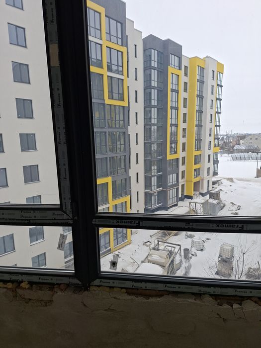 1-кім квартира 41,32м2 з теплою підлогою