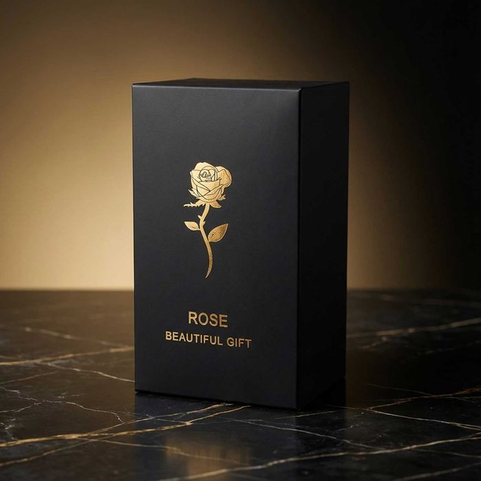 Prezent Na Walentynki Wieczna Róża 3 Róże Led + Baterie + Pudełko