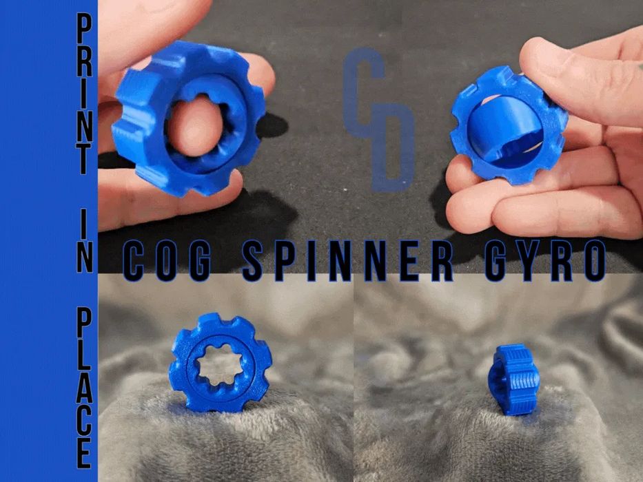 Rotating Gear Fidget Spinner