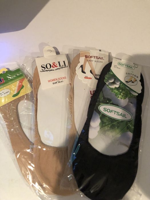 Skarpetki damskie stupki 4 pary