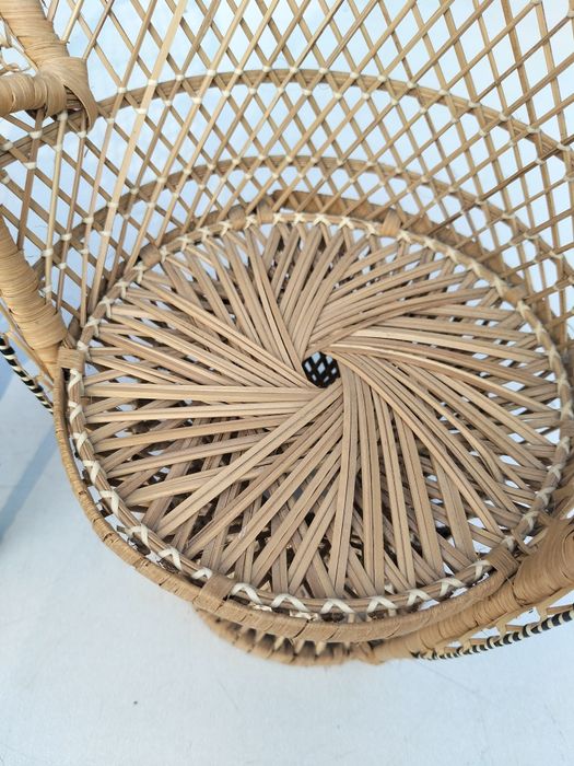 Fotel Paw rattan dla lalki