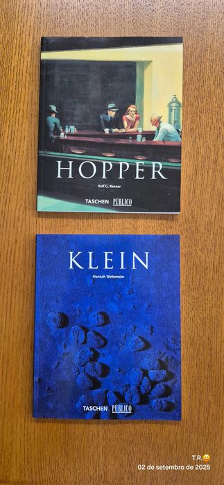 Livros KLEIN e HOPPER da Taschen Público