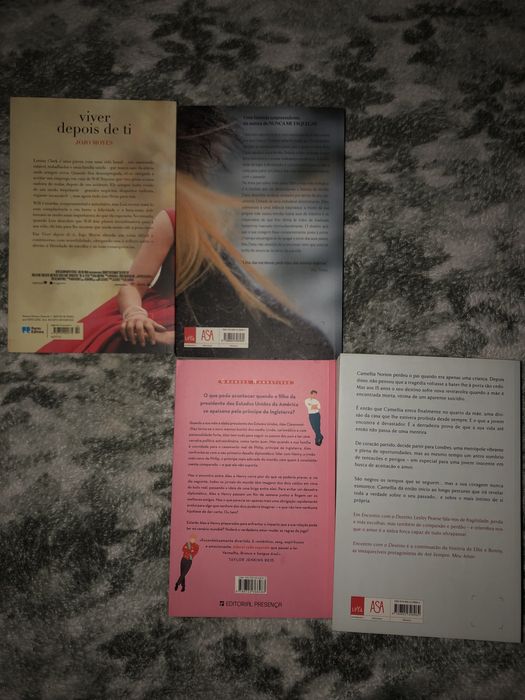 Conjunto de 4 Livros excelente estado