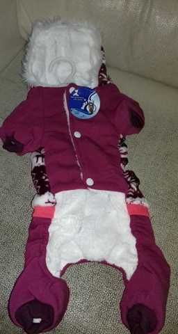 Casaco fuschia para cadelinha de porte pequeno ou médio NOVO