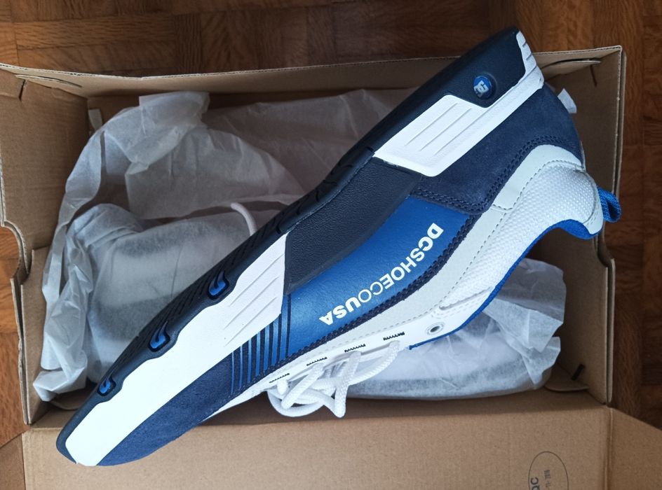 Tênis DC shoes azuis e brancos 42 legacy slim