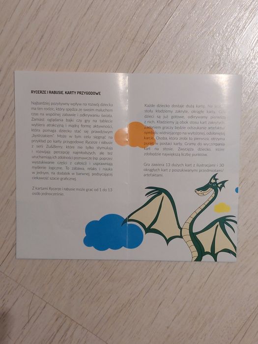 Rycerze i Rabusie gra edukacyjna / spostrzegawczość refleks koncentr.