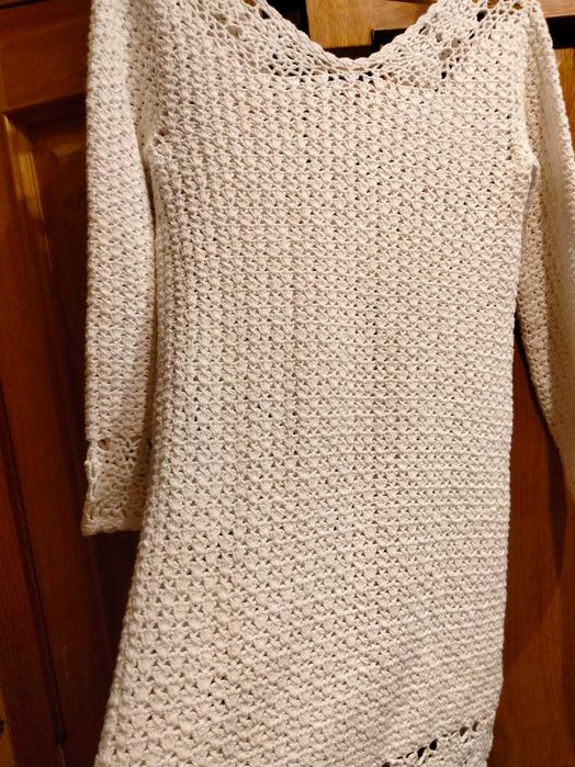 Vestido túnica crochet Ruga