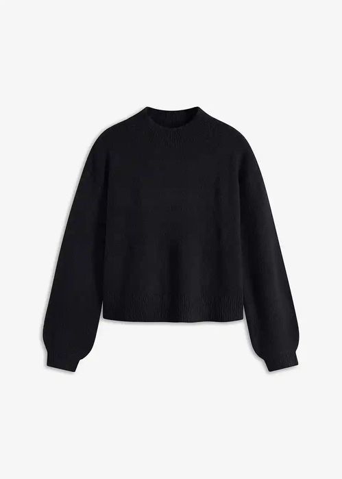 B.P.C sweter czarny krótszy 44/46.
