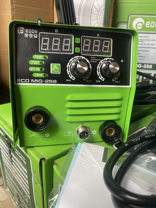 Сварочный полуавтомат EDON ECO MIG - 258 (mini, флюс) модель 2025г.