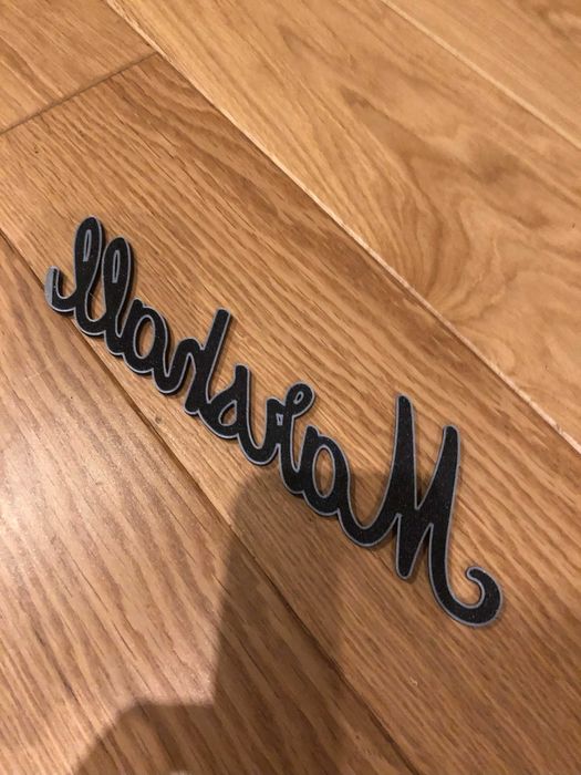 Logo Marshall srebrny zamiennik