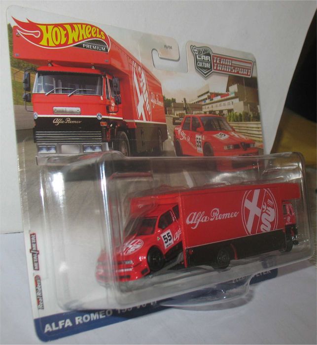 Hot Wheels - Alfa Romeo 155 V6 TI + Fleet Flyer - Team transport (53)