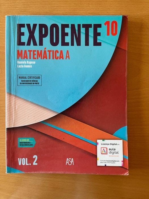 Manual de Matemática, 10º ano