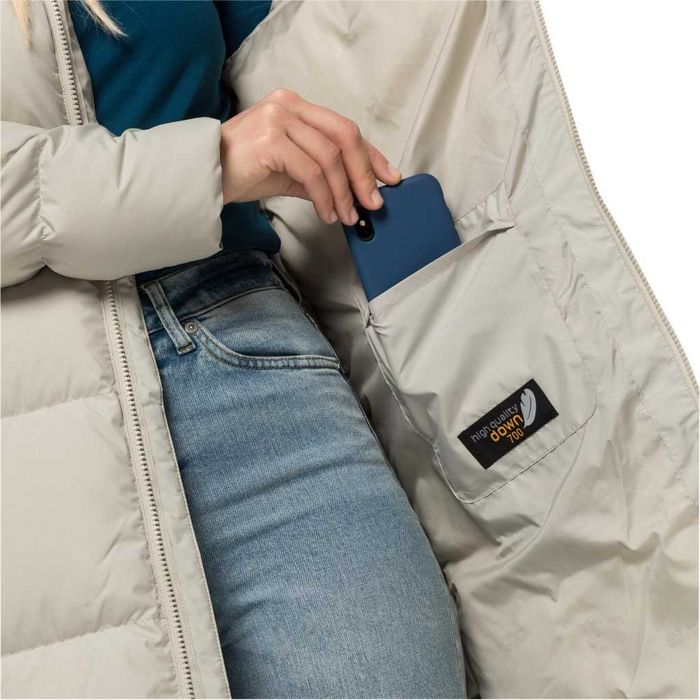 Jack Wolfskin Frozen Lake Coat W damski płaszcz puchowy r . L