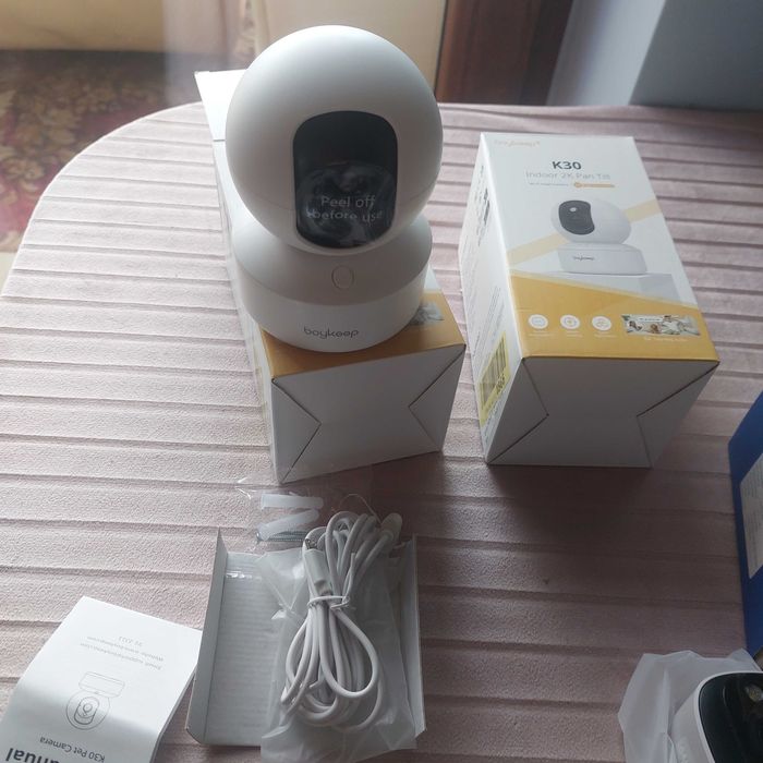 Kamera 2K 3MP 2szt IP65 WiFi Wewnętrzna Zewnętrzna Alarm App