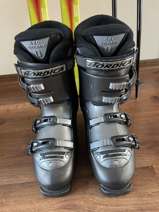 Narty Kastle + buty Nordica + kijki