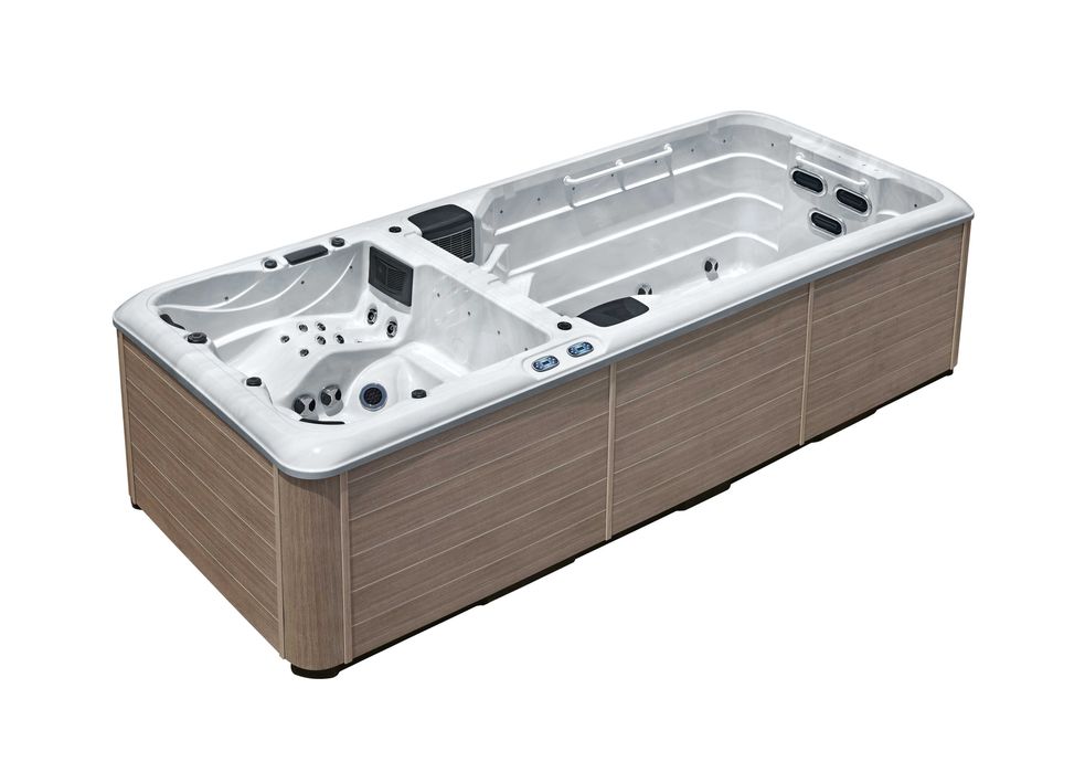 Basen z przeciwprądami wraz z Jacuzzi MADAGASKAR 900 (MONTAŻ)