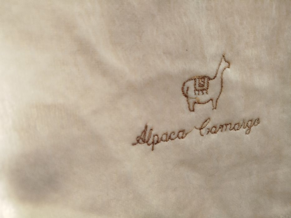 Szalik z Alpaca Camargo Biały