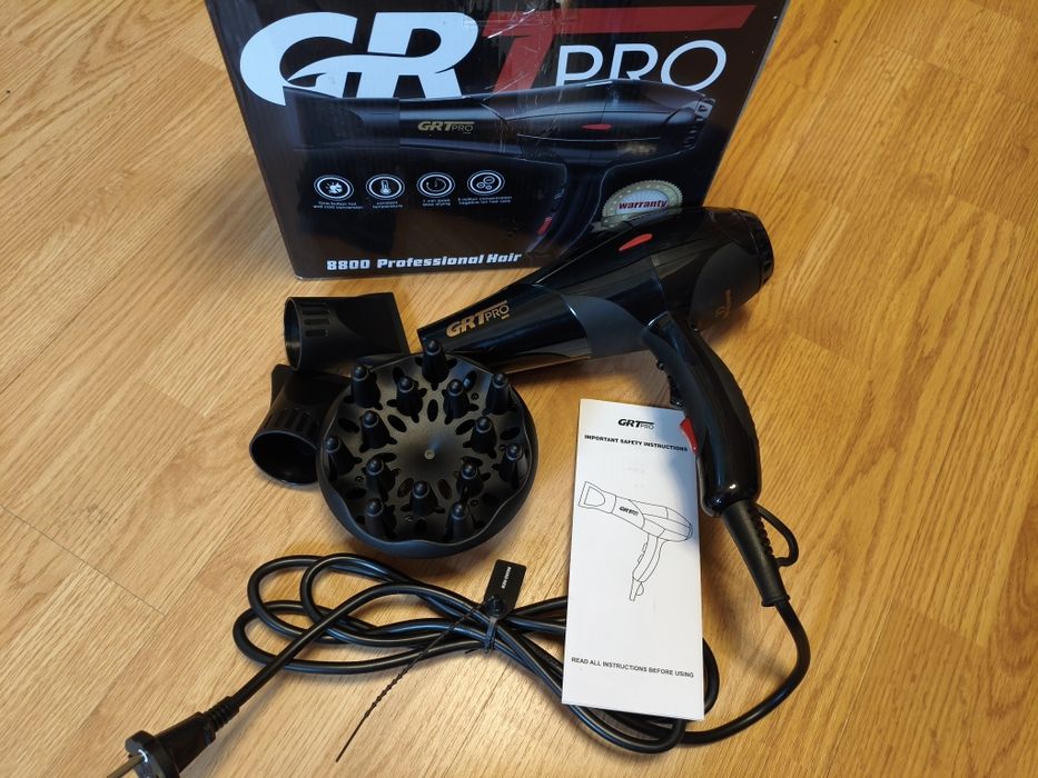 Profesjonalna Suszarka Do Włosów GRT PRO 8800 z Jonizacją