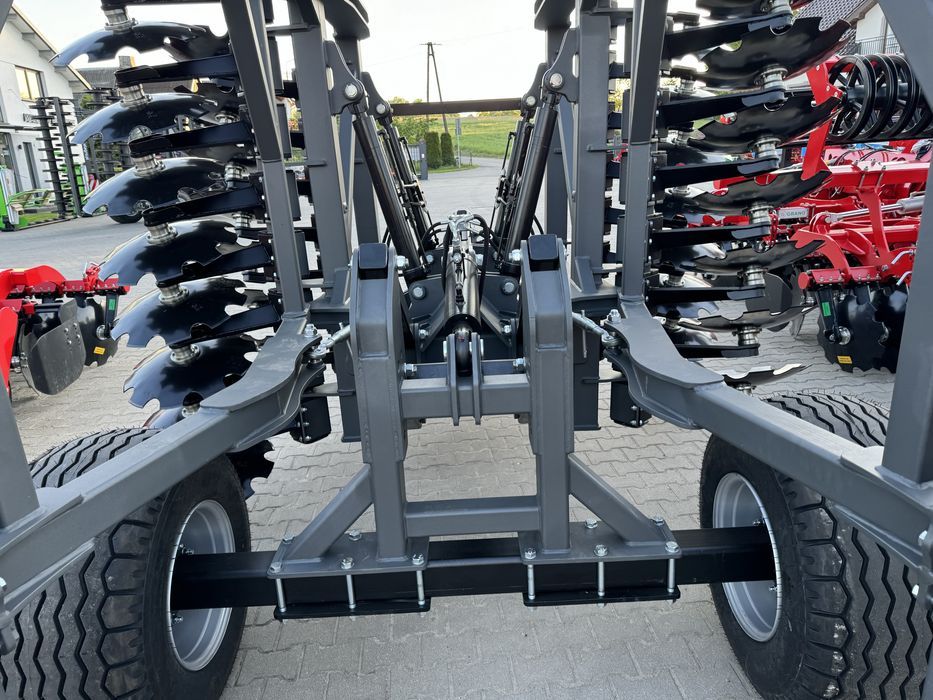 Brona talerzowa hydrauliczna 4,0 m HELAGRO BTH z wózkiem NOWOŚĆ