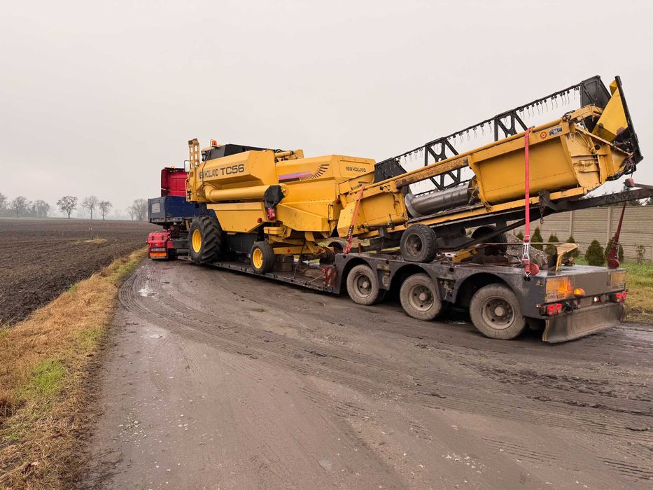 Transport kombajnów maszyn rolniczych budowlanych i leśnych , domków