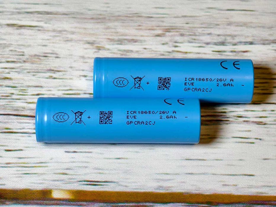 Акумулятор EVE 26V ICR18650 2600mAh 13A