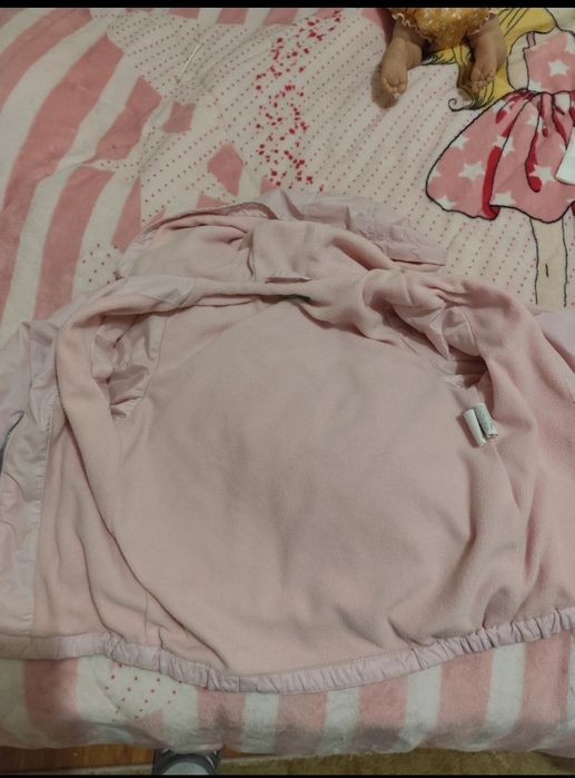 Casaco Benetton Rosa (5-6 anos)