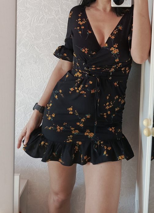 Сукня С платье в квіти