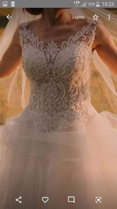Suknia ślubna rozmiar 36