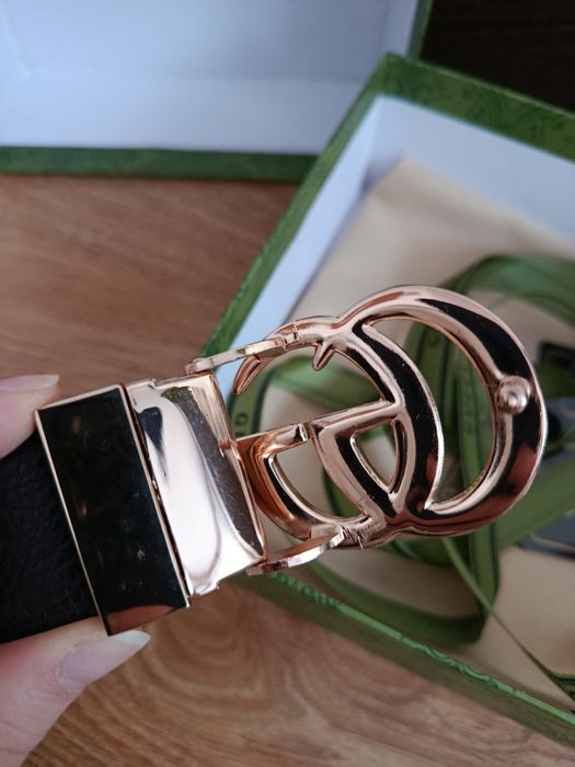 Pasek Gucci czarny