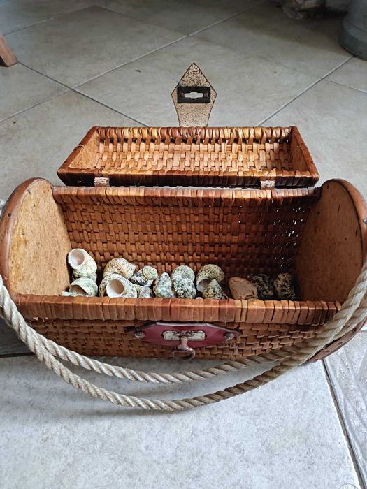 Cesta/lancheira antiga 25cm