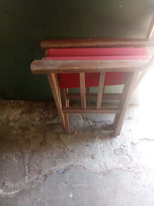 Cadeira vintage articulada. Praia.