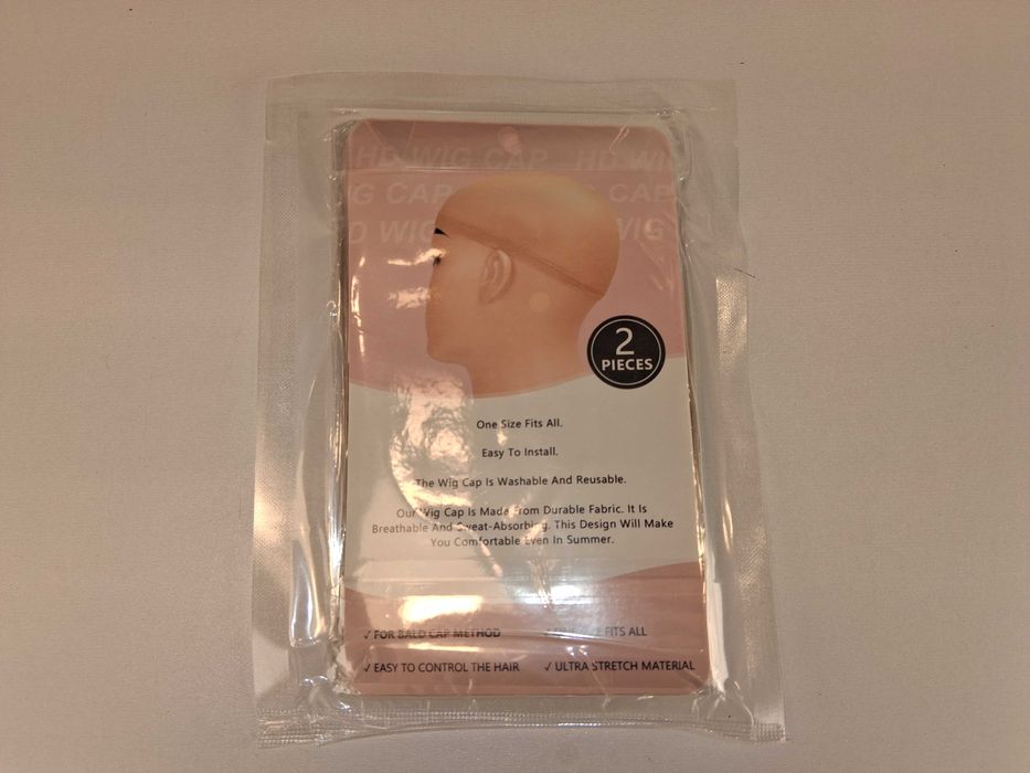 E048 Peruka Wig Cap Czepek Pod Perukę Uniwersalny 2 Sztuki